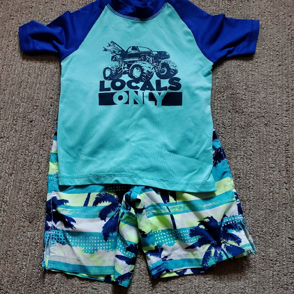 Toddler bathing suit set
